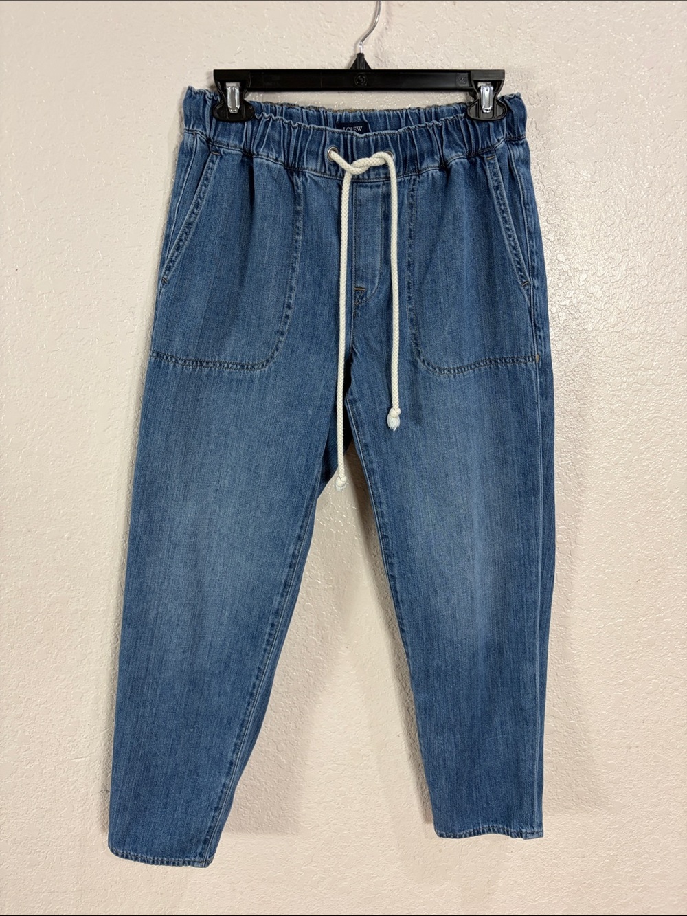 J.Crew,Size 26,Relaxed Blue Denim Jogger Jeans